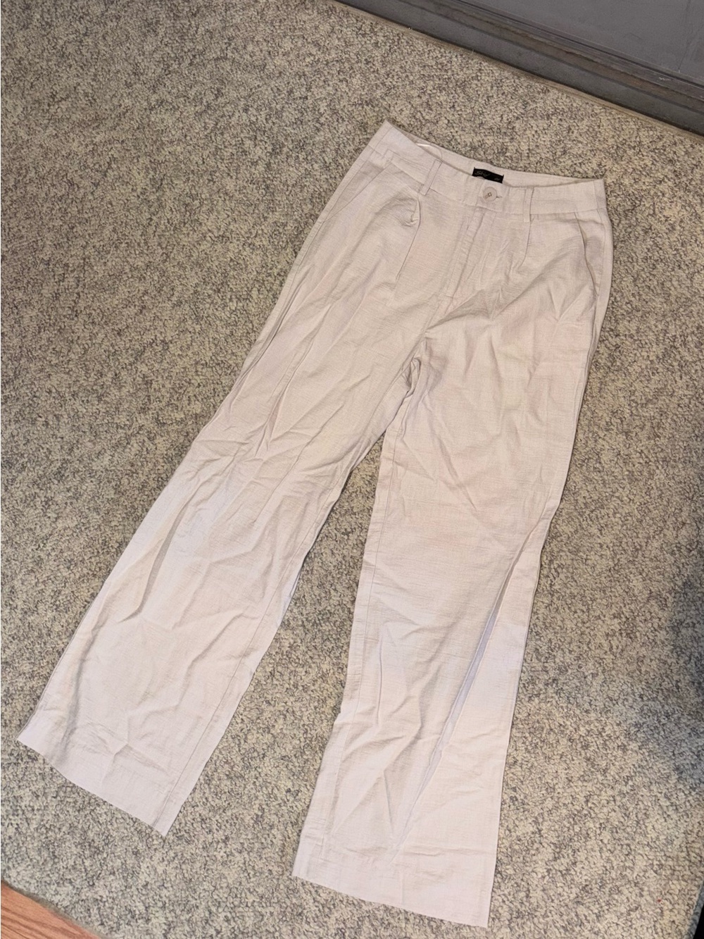 Light Beige Casual Dress Pants